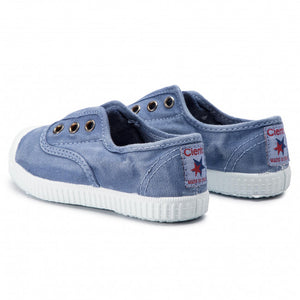 Denim Blue > Cienta Sneakers (Sizes Toddler to Youth)