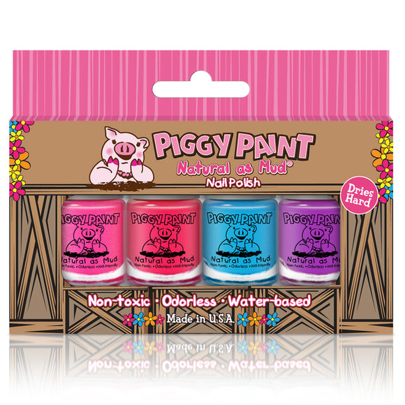 Rustic 4 Polish Box Gift Set > Piggy Paint