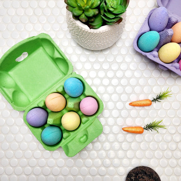 Easter Eggs Multi Colour - Half a Carton > Happy Hippo