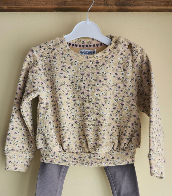 Petit Floral Sweatshirt > Dirkje - Sand