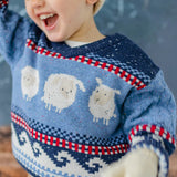 Blue Knit Sheep Sweater  > Souris Mini (Baby-Toddler)