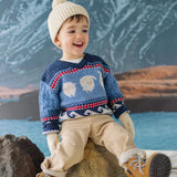 Blue Knit Sheep Sweater  > Souris Mini (Baby-Toddler)
