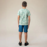 Teal Bermuda Shorts > Nano