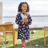 Deep Navy Dress with Sheep Pattern > Souris Mini (Baby-Youth)