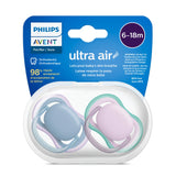 Phillips Avent Ultra Air Pacifier > Hush + Lilac 2 pack (6-18 Months)