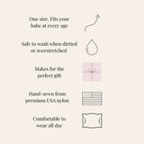 Blush Classic Knot Headband > Baby Bling Bows