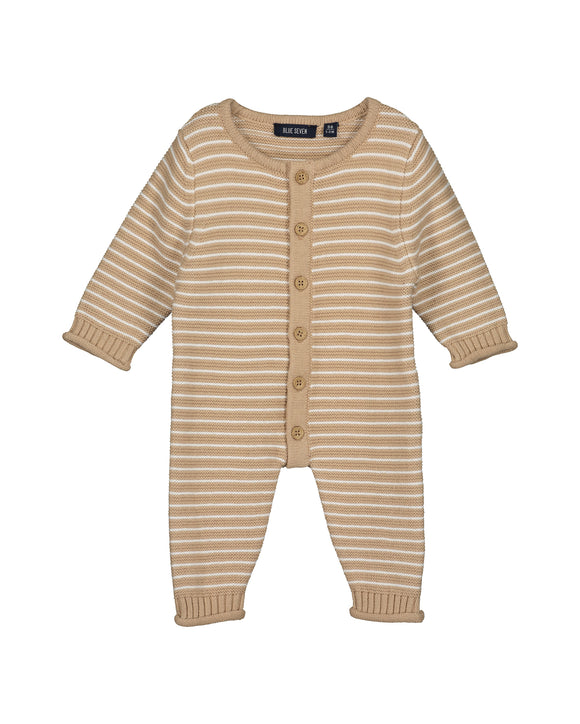 Beige and White Knit Romper < Blue Seven-Kitzberg