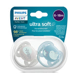 Phillips Avent Ultra Air Pacifier > Dove + Leaf 2 pack (6-18 Months)