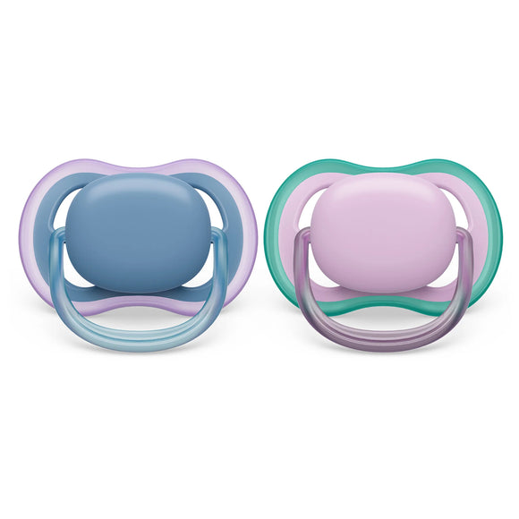 Phillips Avent Ultra Air Pacifier > Hush + Lilac 2 pack (6-18 Months)
