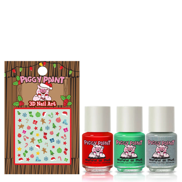Santa's Sweetie Gift Set (with Nail Art) > Piggy Paint