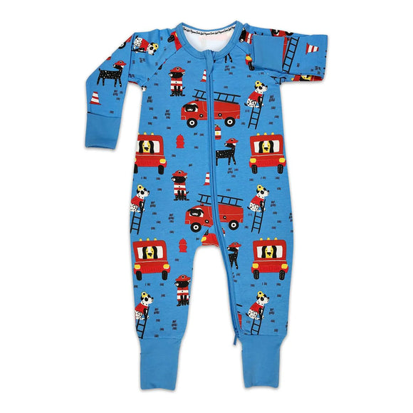 Doggy Firefighters Baby Pajama > Good Luck Sock
