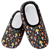 Adult Snoozies Skinnies Slippers - POLKA DOT MUSHROOM