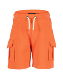 Orange Cotton Cargo Shorts > Kitzberg