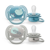 Phillips Avent Ultra Air Pacifier > Dove + Leaf 2 pack (6-18 Months)