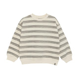 Stripe Off-White Sweat Shirt > DAILY SEVEN