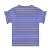 Periwinkle Striped T-shirt > DAILY SEVEN