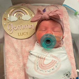 Mauve Classic Knot Headband > Baby Bling Bows