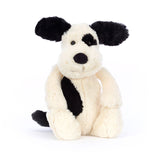 Jellycat® > Rufferty Black & Cream Puppy