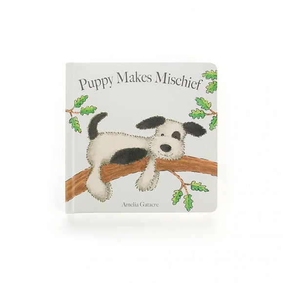 Puppy Makes Mischief  - Hardcover Board Book > Jellycat®