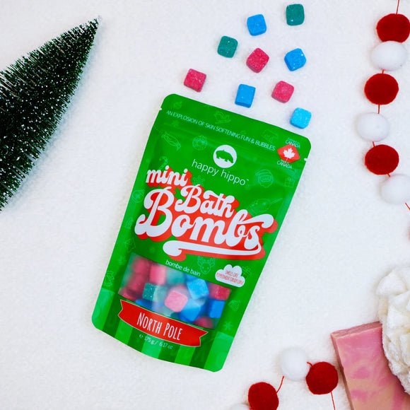 NORTH POLE Mini Bubble Bombs > Happy Hippo Bath Co.