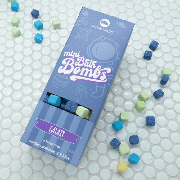 Galaxy Mini Bubble Bombs BOX 595g > Happy Hippo