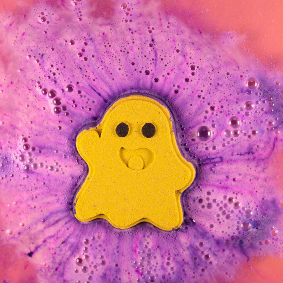 Ghost Bath Bomb with Shoe Charm > Happy Hippo Bath Co.
