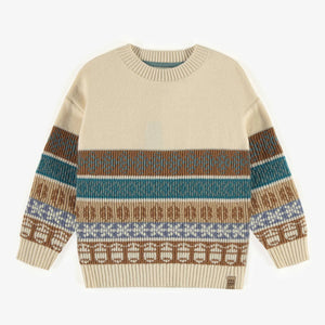 Cream Knit Sweater  > Souris Mini
