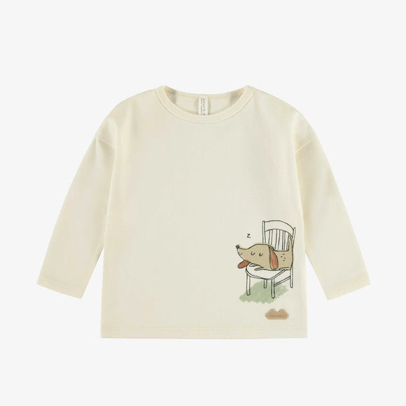 Puppy T-shirt in Organic Cotton > Souris Mini Baby/Toddler