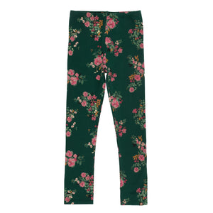 Royal Green Floral Legging > Nano