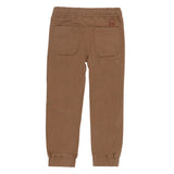 Taupe Twill Jog Pants > Nano