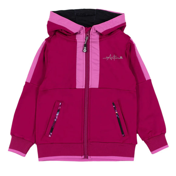 Magenta Zip Up Athletic Jacket > Nano