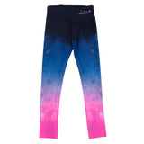 Ombre Pink-Purple Girl's Athletic Leggings  > Nano