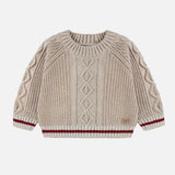 Beige Knitted Sweater (Wool Sock Effect) > Souris Mini Baby-Toddler