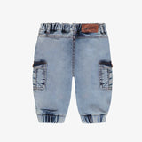 'Washed Out Look' Denim Jog Pants > Souris Mini Baby-Toddler