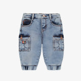 'Washed Out Look' Denim Jog Pants > Souris Mini Baby-Toddler