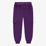 Relaxed Fit Purple French Cotton Jog Pants > Souris Mini (Baby to Big)