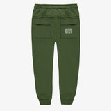 Green Relaxed Fit French Cotton Jog Pants > Souris Mini (Baby to Big)