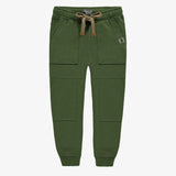 Green Relaxed Fit French Cotton Jog Pants > Souris Mini (Baby to Big)