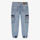 'Washed Out Look' Denim Jog Pants > Souris Mini