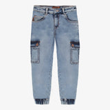 'Washed Out Look' Denim Jog Pants > Souris Mini