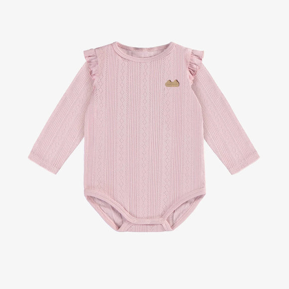 Lilac Rib Pointelle Bodysuit > Souris Mini Girl's Baby-Toddler