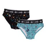 Boy's Briefs Hockey & Nature Underwear (Two Pack) > Nano