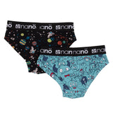 Boy's Briefs Hockey & Nature Underwear (Two Pack) > Nano