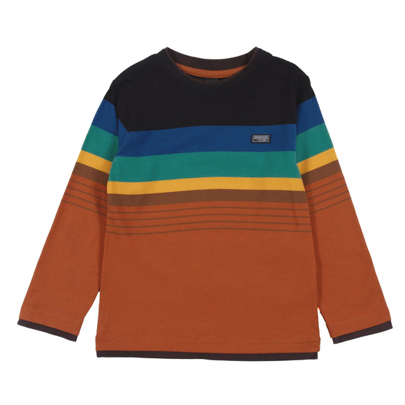 Black-Blue-Green Stripe T-Shirt > Nano