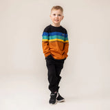 Black-Blue-Green Stripe T-Shirt > Nano