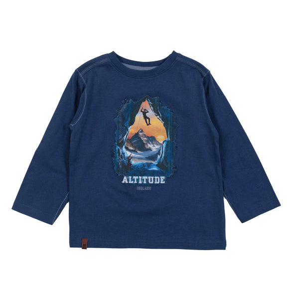 Navy-Blue Altitude T-Shirt > Nano