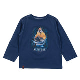 Navy-Blue Altitude T-Shirt > Nano