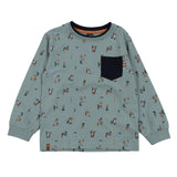 Fall Bird Dog Green T-Shirt > Nano