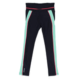 Navy - Mint Girl's Athletic Leggings  > Nano Active Wear