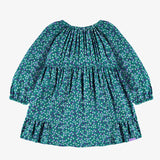 Turquoise & Floral Dress > Souris Mini in (Baby-Child Sizes)